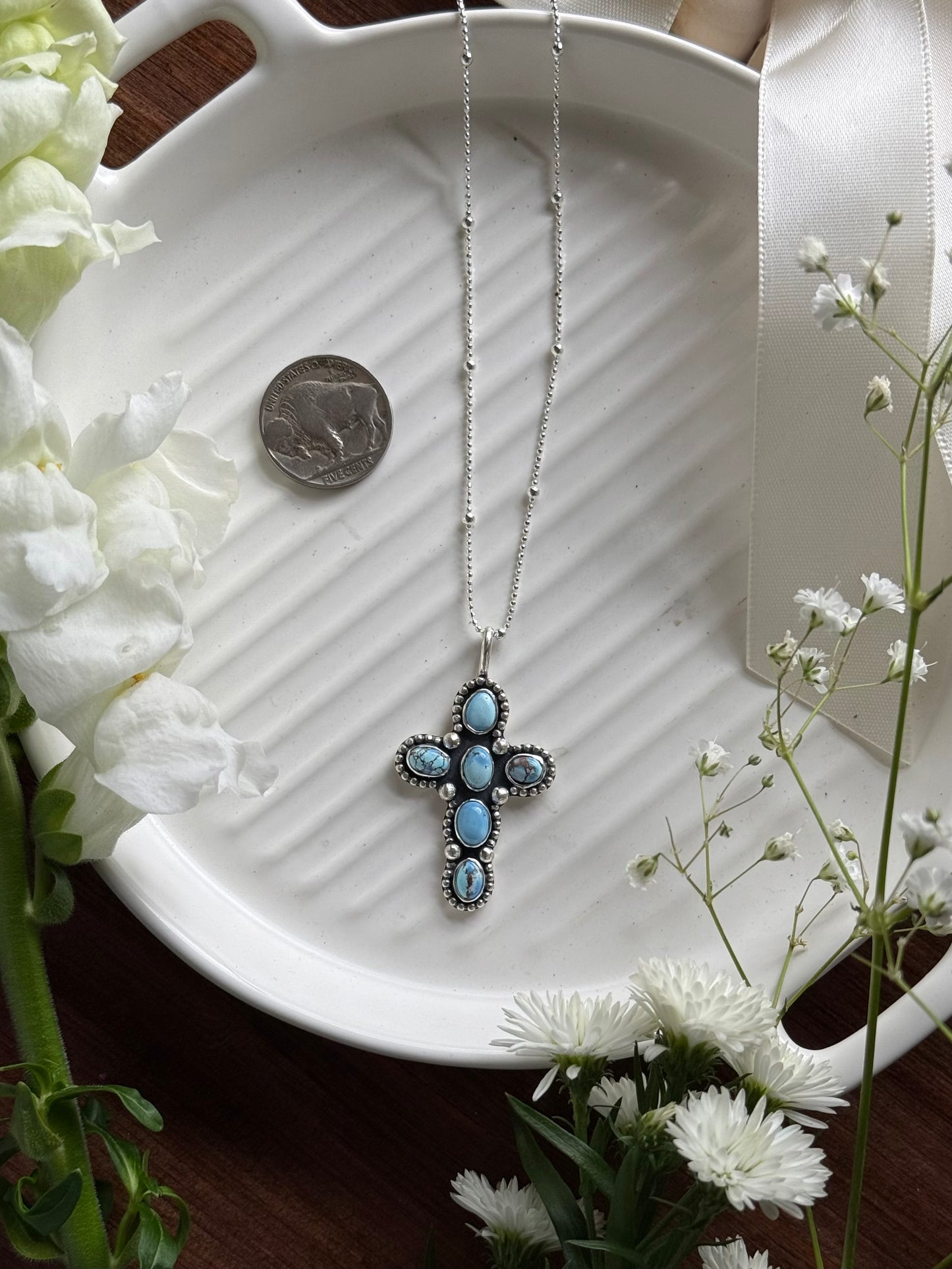 Golden Hills Cross Necklace #2