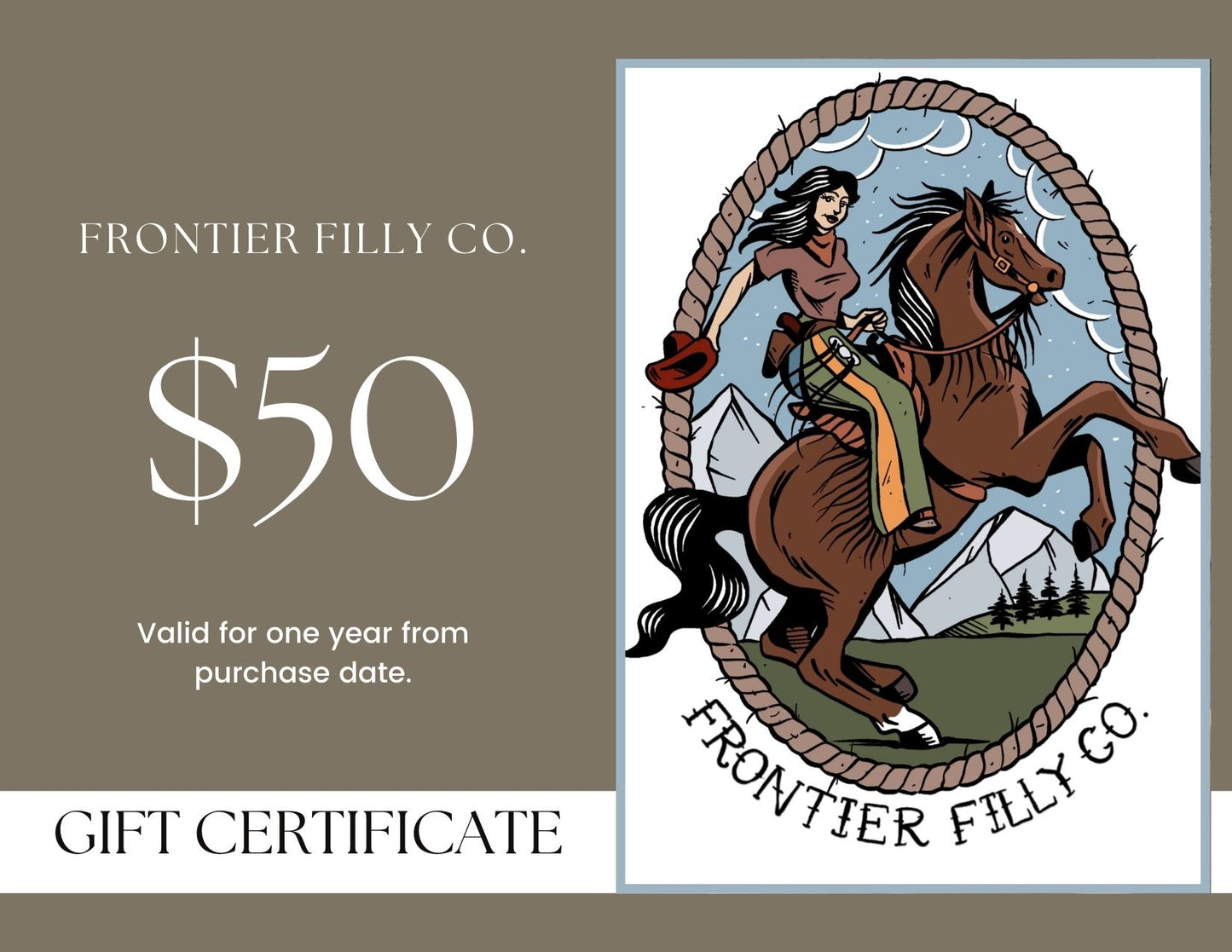 $50 Gift Certificate