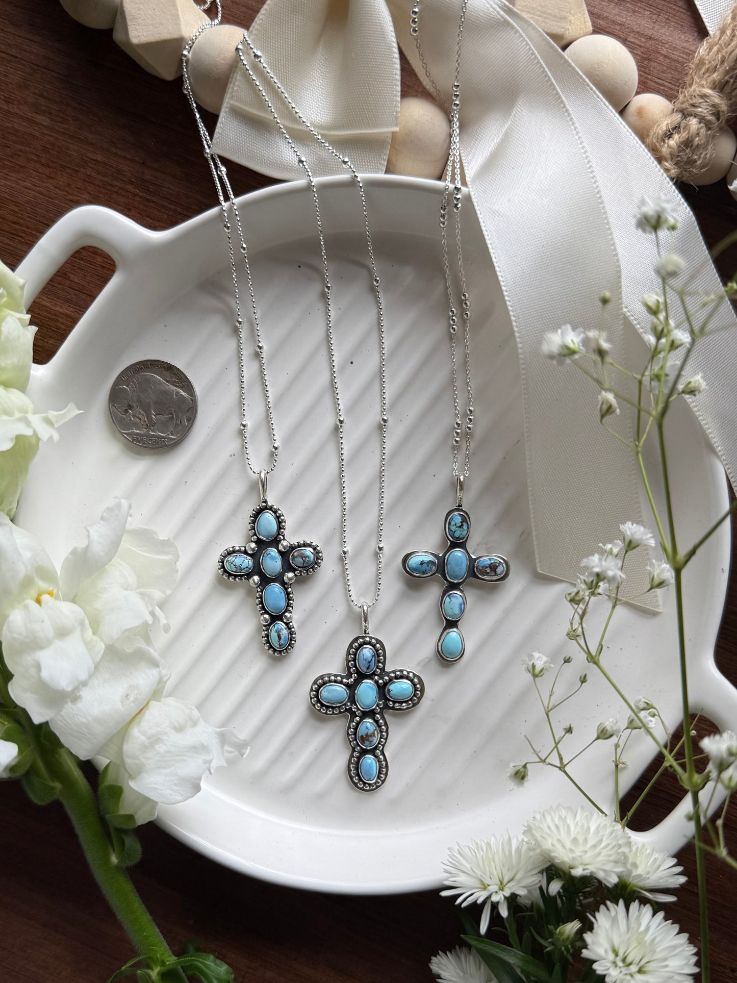 Golden Hills Cross Necklace #1