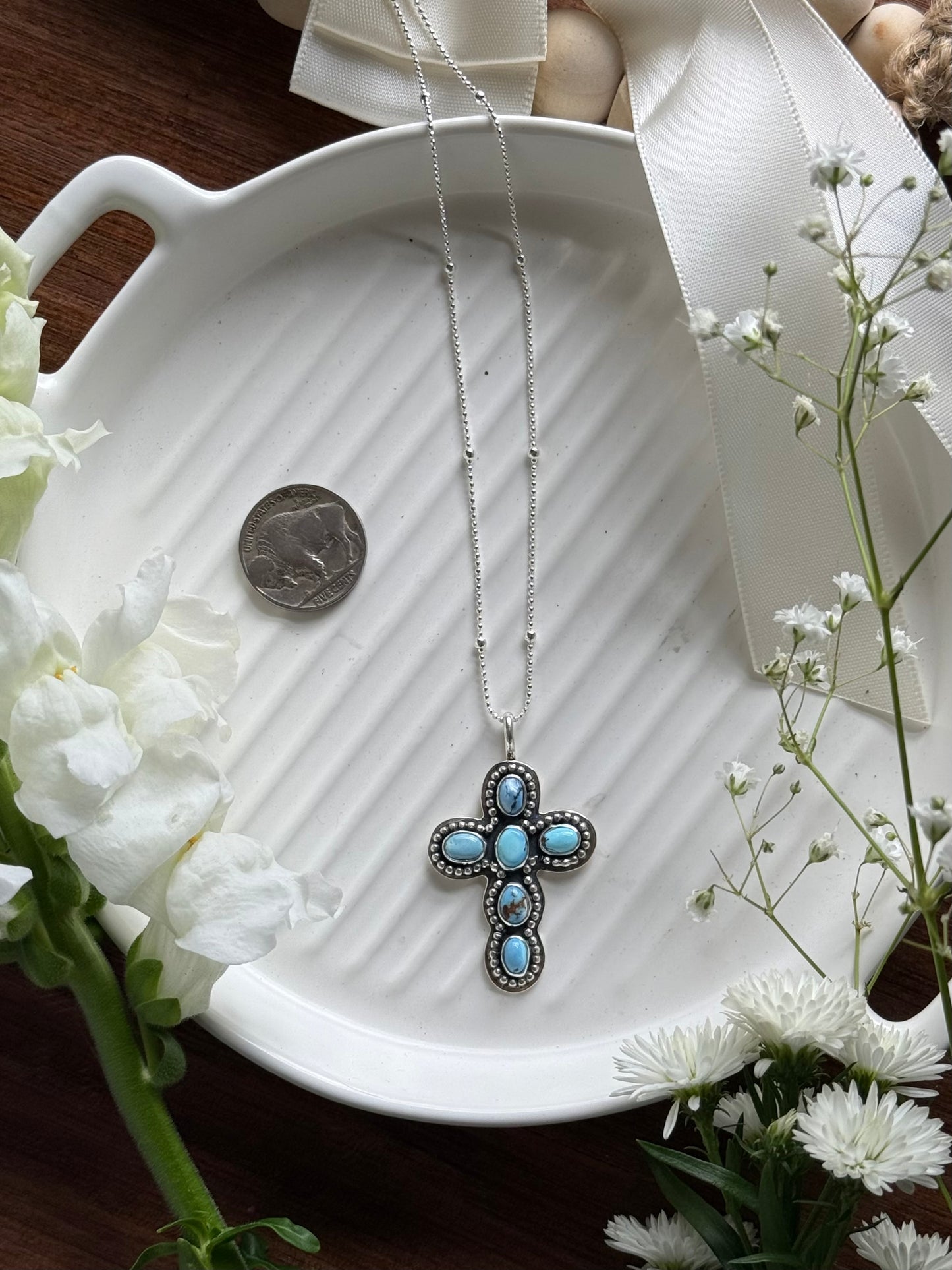Golden Hills Cross Necklace #3