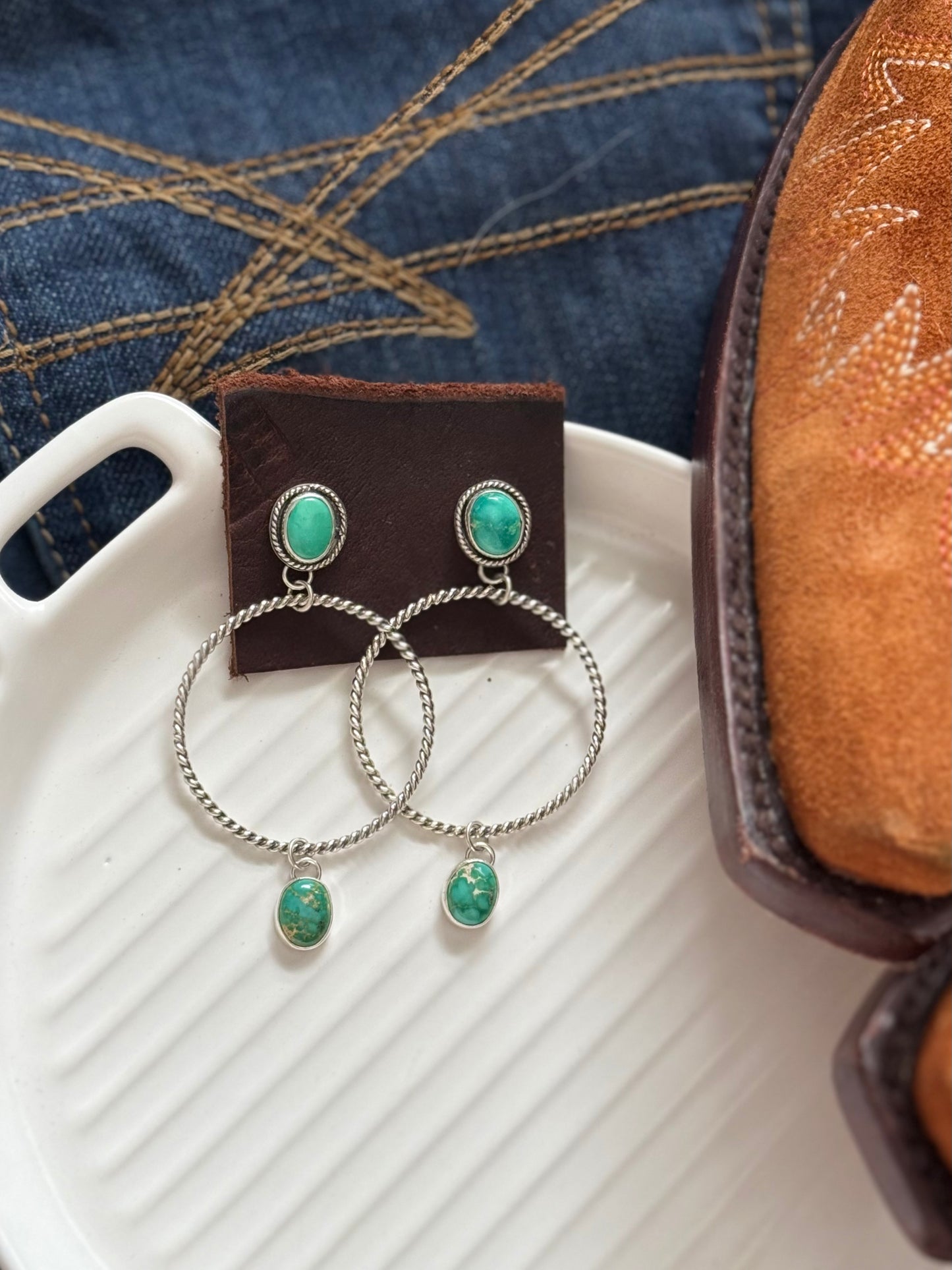 Twisted Hoop Earrings
