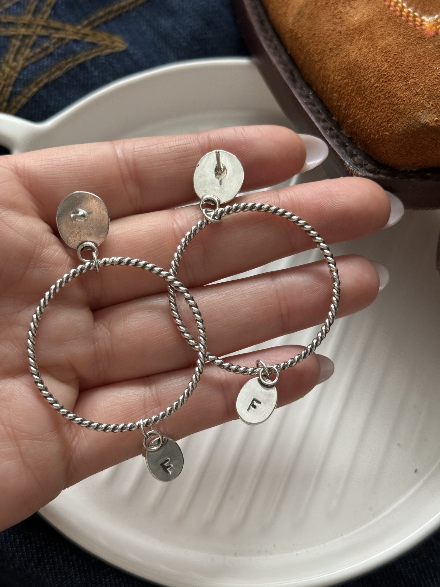 Twisted Hoop Earrings