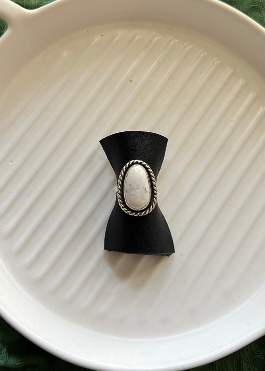 White Buffalo Ring - size 6