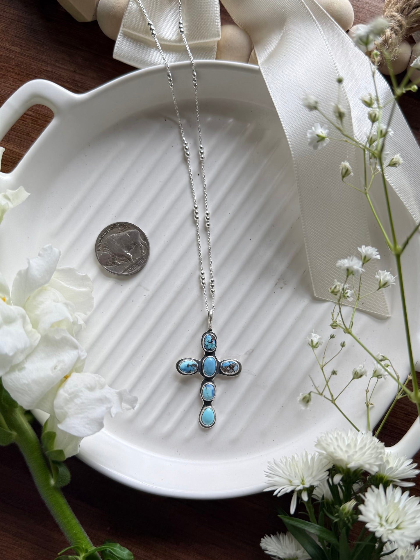 Golden Hills Cross Necklace #1
